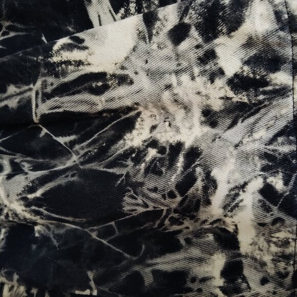 Froo Talia X Ray Print Empire Waist w Flounce Hem Turtleneck Cotton Dress Sz 5 - Picture 6 of 8